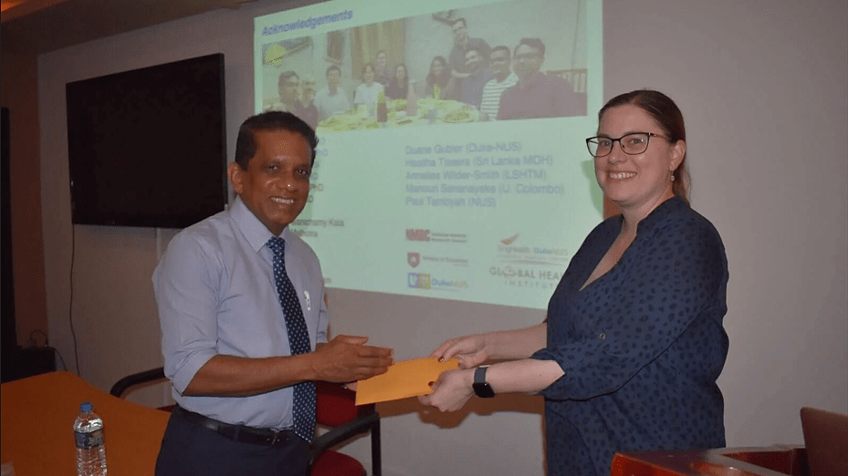 Prof Ashley St. John and Mr. Sidharth Malhotra’s visit to the Ruhuna-Duke Centre for infectious Diseases image 2