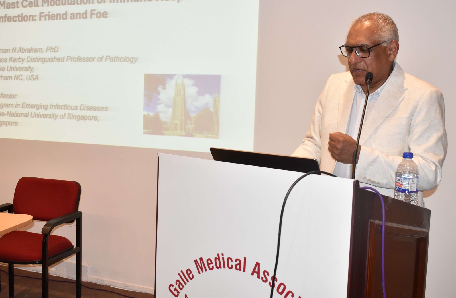 Visit of Prof. Soman N. Abraham to the Duke-Ruhuna Collaborative Research Centre image 1